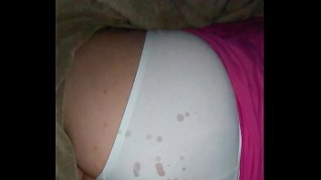 Cumming on wife'_s ass while she sleeps